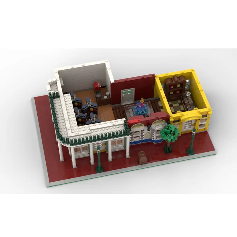 Modular City Building Model Moc Building Bricks Main Street USA Jewelry Store Model Technology Blocks Assembly Gift Toys DIY Set