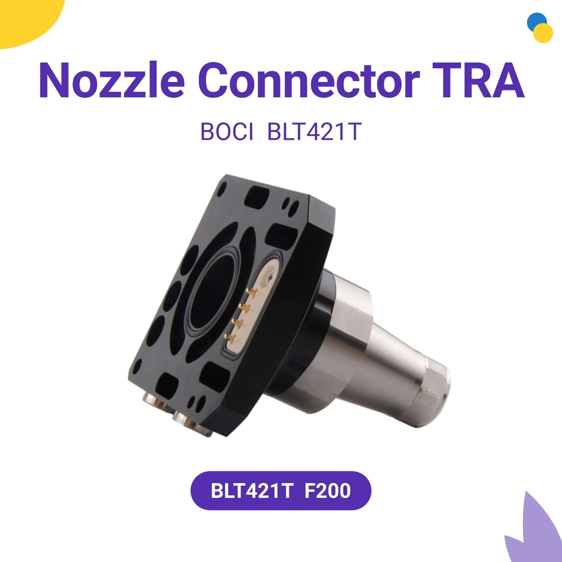 Разъем лазерного сопла BOCI BLT421T TRA F200 для волоконной лазерной машины BOCI BL461 FL200