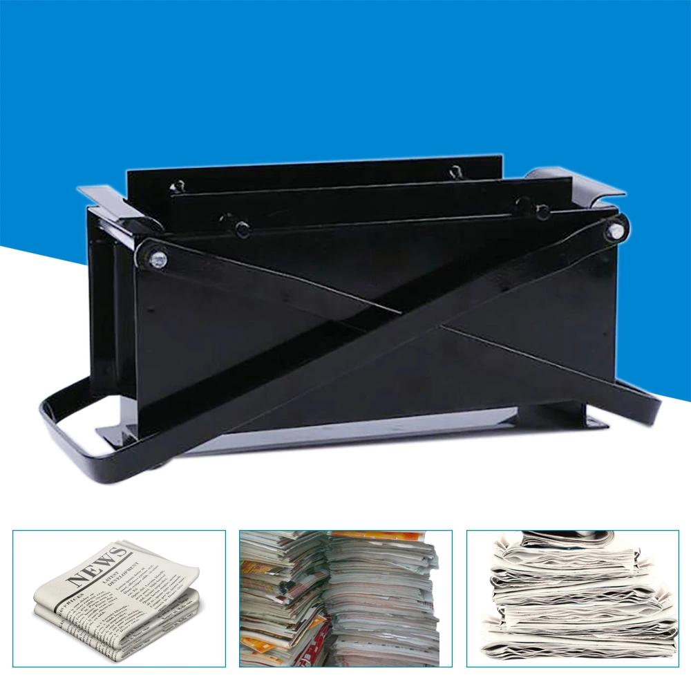 Máquina para hacer briquetas de papel residual de hierro, palanca transversal de ahorro de energía y resistente a la oxidación, fácil de limpiar (estable) - Ideal para el hogar/la oficina