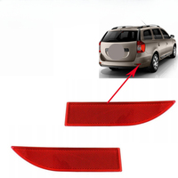 Bumper Reflector Rear Left Right For Renault Clio Symbol Joy Logan Sandero Mk2 II High Quality Oem 265659019R 265600427R