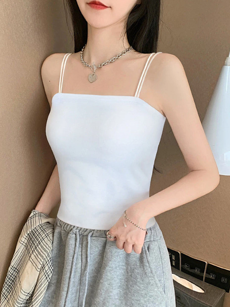 Black Strapless Vest Women's Inner Wear Spring Summer New Style Beautiful Back Pad Integrated Cover Side Breast Base Slimming...