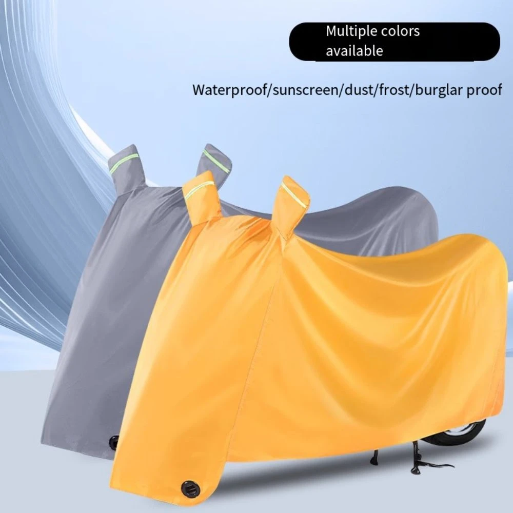 Waterproof Electric Vehicle Rain Cover Reflective Strap Anti-Rainstorm Motorcycle Raincoat Lightweight Thickened - Image 2