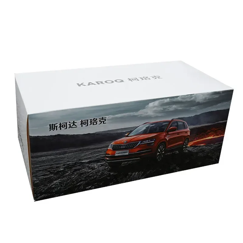 28CM 1:18 Scale New Skoda Karoq Alloy Car Model Diecast Metal Vehicle Toy Collection Collectible