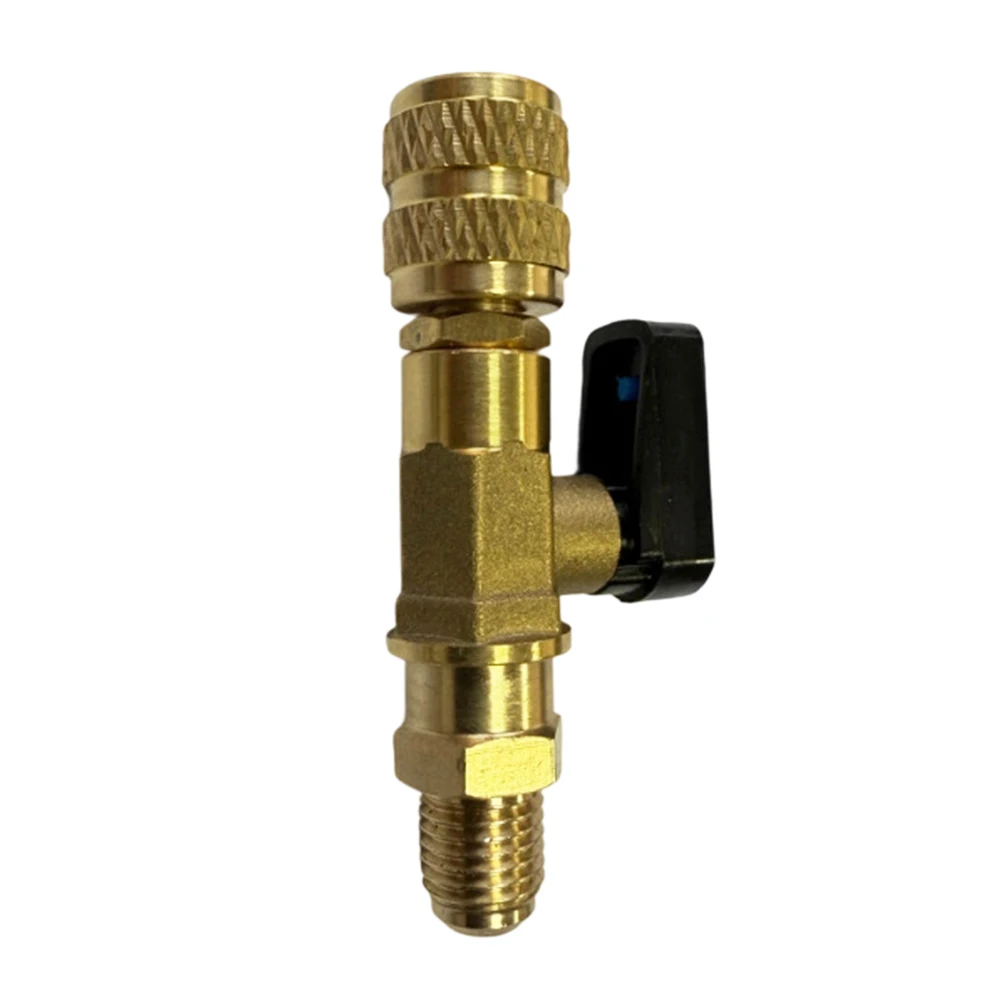 1/4SAE Ball Valves Adapter Fittings Air Conditioning Systems For R410A R32, R454A, R454B And R454C Systems HVAC Charging Service