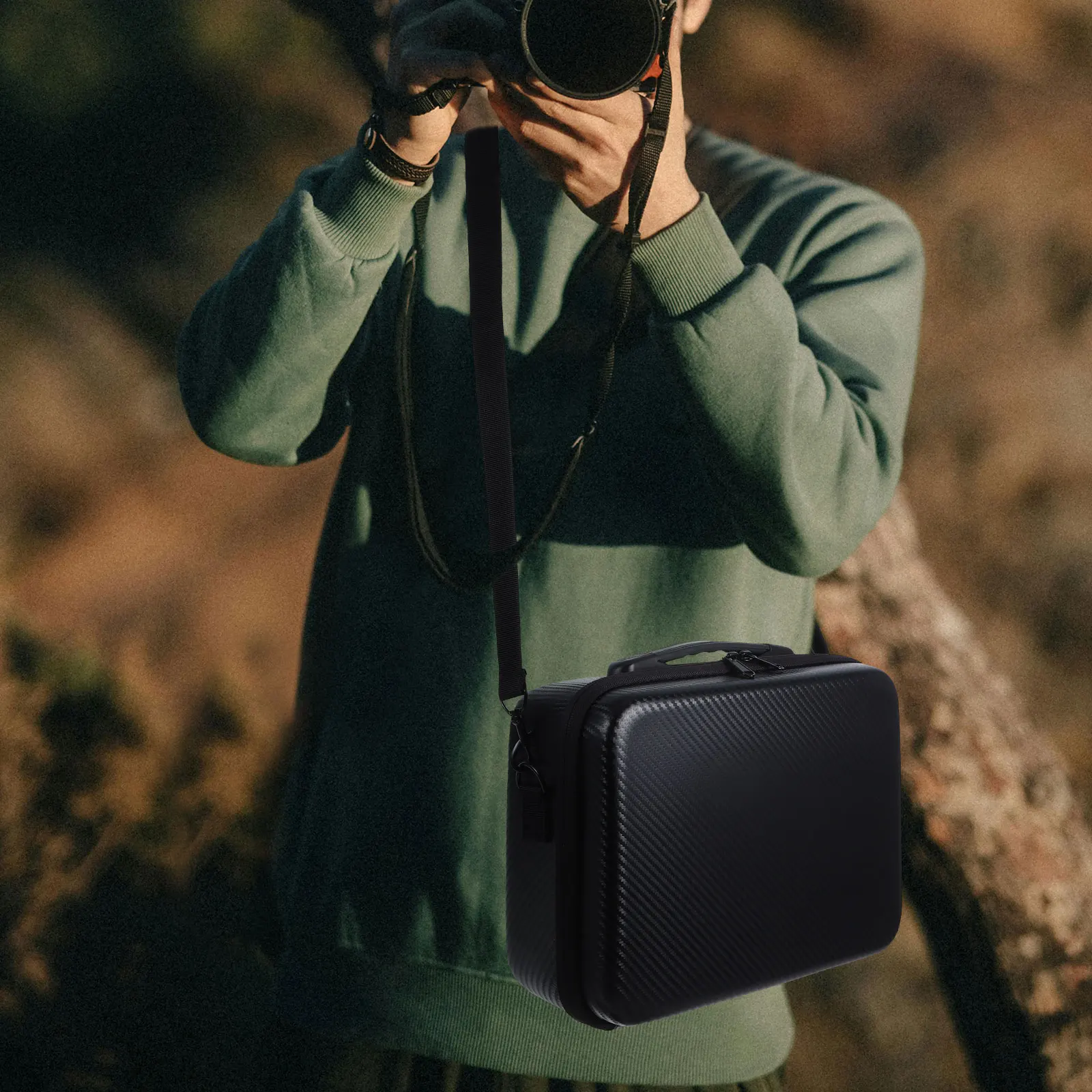 

1 Set Storage Bag Shoulder For Pro Portable Waterproof Shockproof Outdoor Lightweight Case Hard Camera Case Small