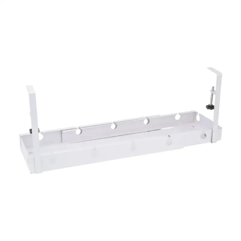 Y1UB Under Desk Practice Cable Planner Retractile Cord Management Mild Steel Office Home Use