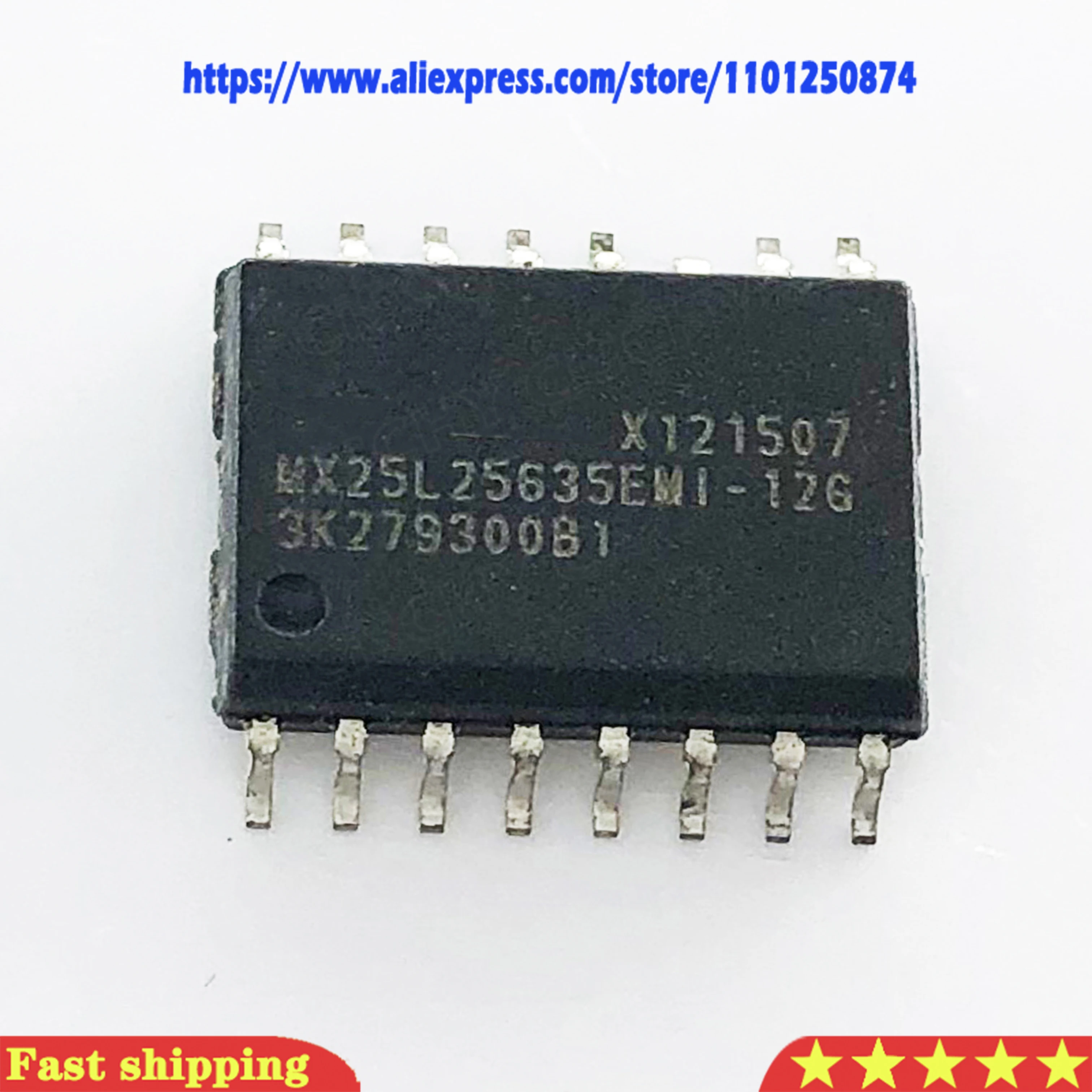 5pcs/lot MX25L256 MX25L25635EMI-12G MX25L25635FMI-10G MX25L25635EMI-12G SOP-16 In Stock