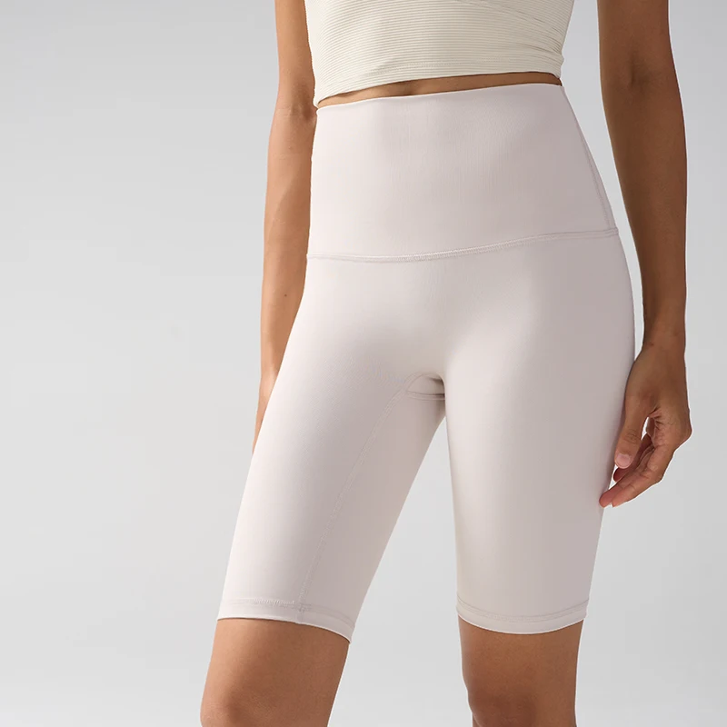 

Women's High-Waist Sports Naked Feeling Yoga Shorts Quick Drying Breathable Tight Shorts Running Outdoors Gym Cycling Shorts