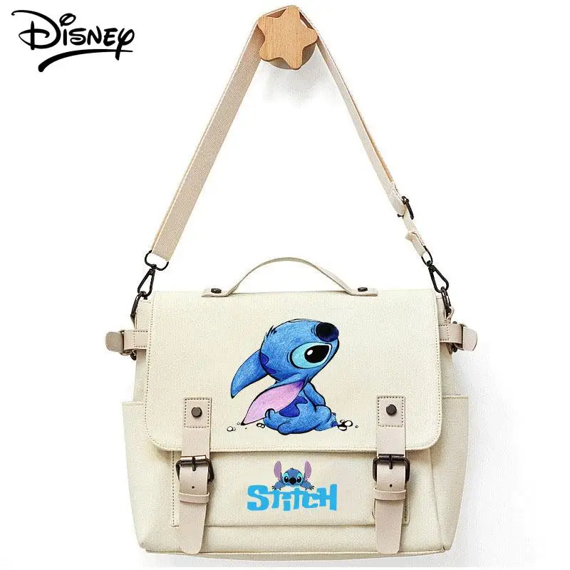 

Disney Stitch New Women's Crossbody Bag Fashion High Quality Boys' Commuter Bag Cartoon Casual Large Capacity Women's Handbag