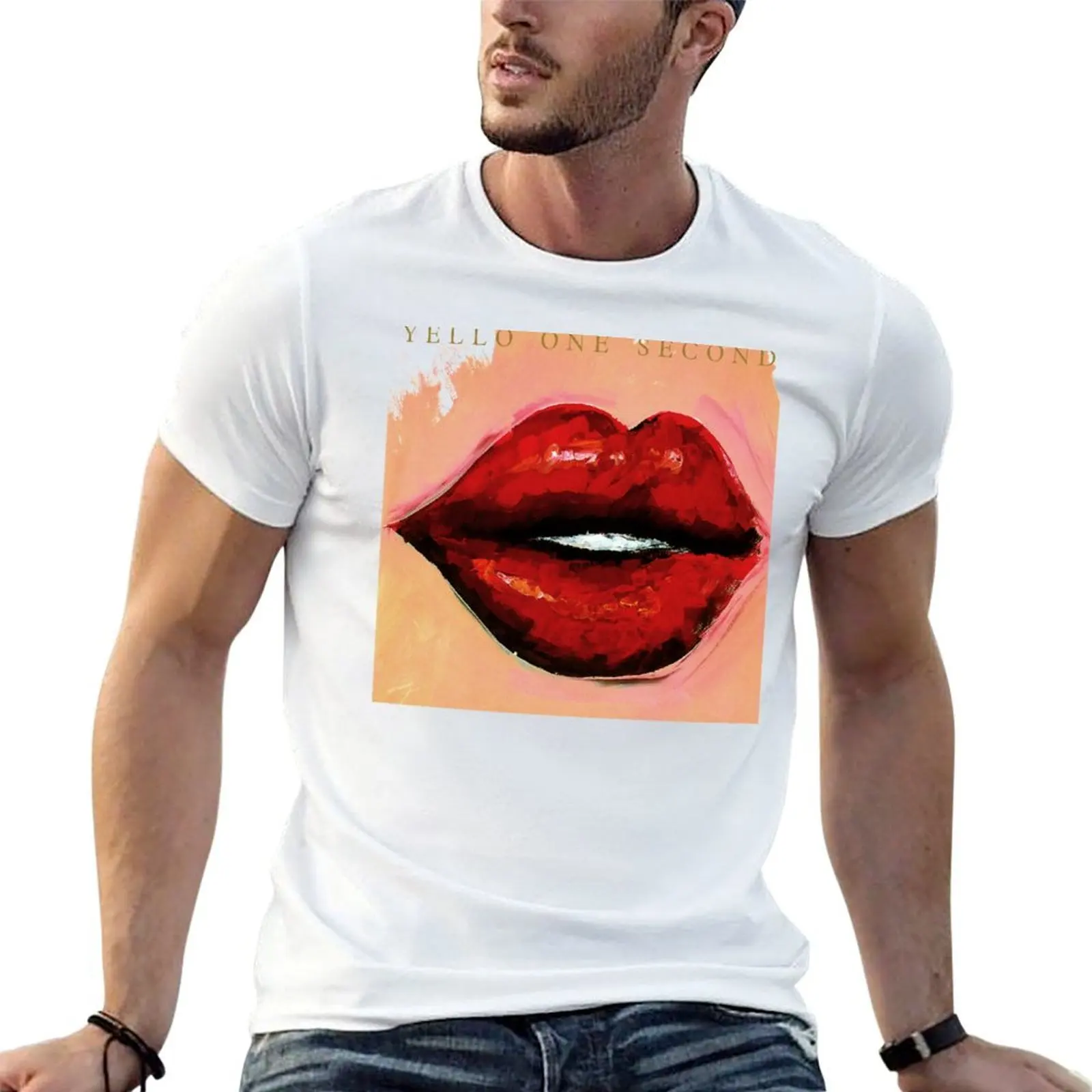 

YELLO - ONE SECOND T-Shirt t shirts for man cotton funny funny t shirts cotton mens graphic t shirts T-shirt