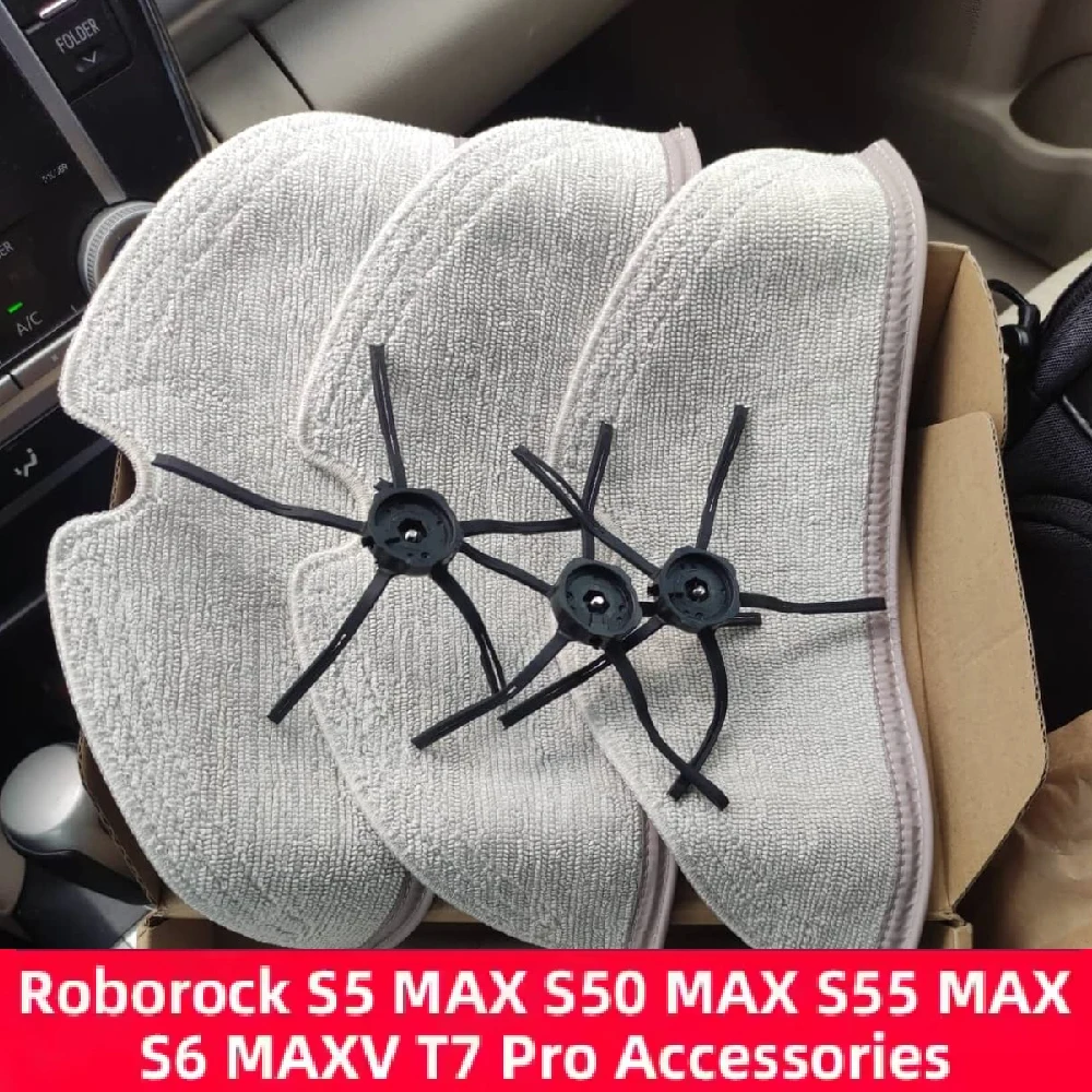 For Xiaomi Mijia 1S Roborock S5 Max S6 S6 Maxv Vacuum Cleaner Replacement Kit Roller Brush HEPA Filter Mop Cloth Spare Parts