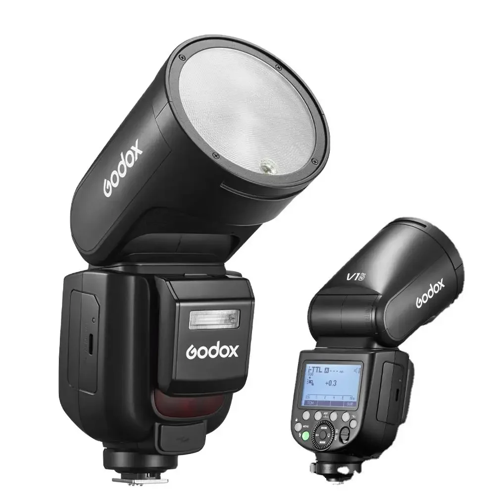 Godox V1 Pro TTL Li-ion Head Speedlite Flash Wireless Transmission for Canon Nikon Fuji Olympus Cameras