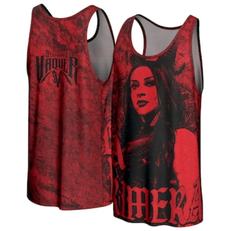 Stephanie Vaquer Merch tank tops T-shirt Merch Men Short Sleeve Tee Unisex Tops Clothes Causal Female Y2K Tops
