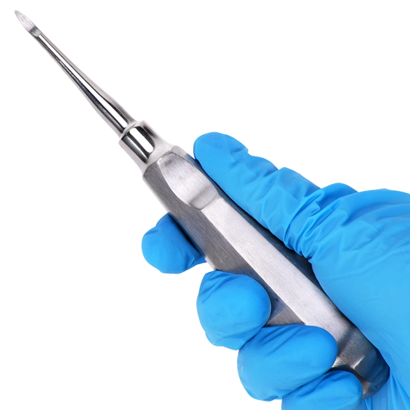 Dental Curved Root Elevator Tool  Dentistry Surgical Minimally Invasive Tooth Elevator Tooth Root Luxating Instrument