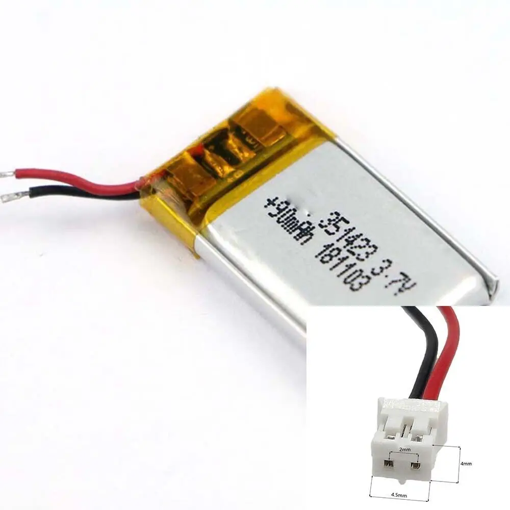 Rechargeable 3.7V 90Mah 351423   Polymer Ion Battery For CHARGING TREASURE POWER MP3 GPS DVD TABLET ELECTRIC TOYS SMART WATCH