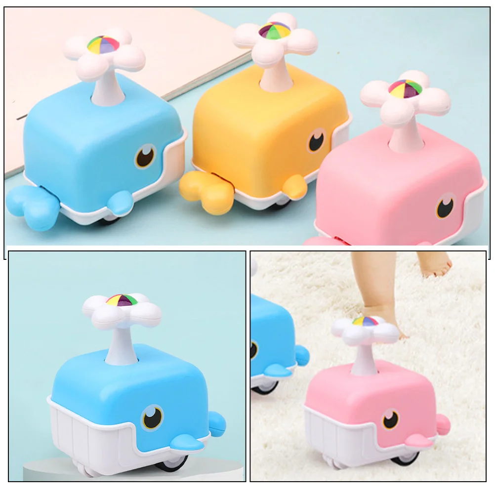 

3 Pcs Whale Toy Model Household Lovely Shape Kids Toys for Creative Child