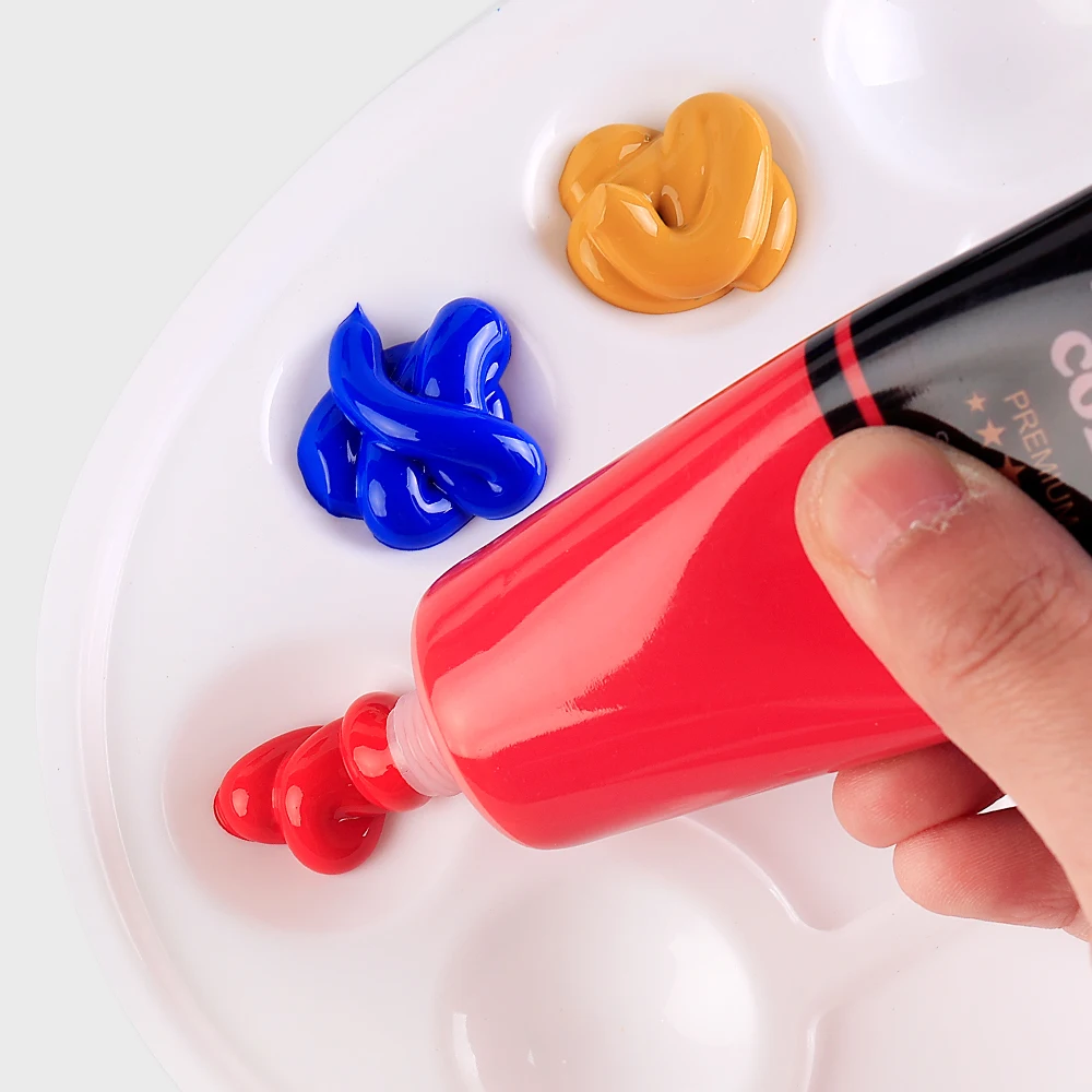 75ml Acrylic Paint for Wall Art Student Painting Materials Waterproof And Sun Resistant Suitable for Textile DIY Graffiti Shoes