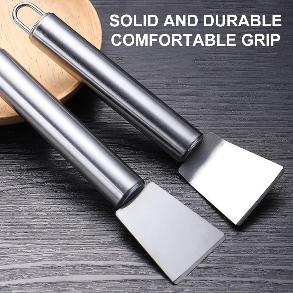 Kitchen Stainless Steel Cleaning Tools Ice Melting Scraper Oil Stain Removal Scraper Multifunctional Refrigerator Defrosting