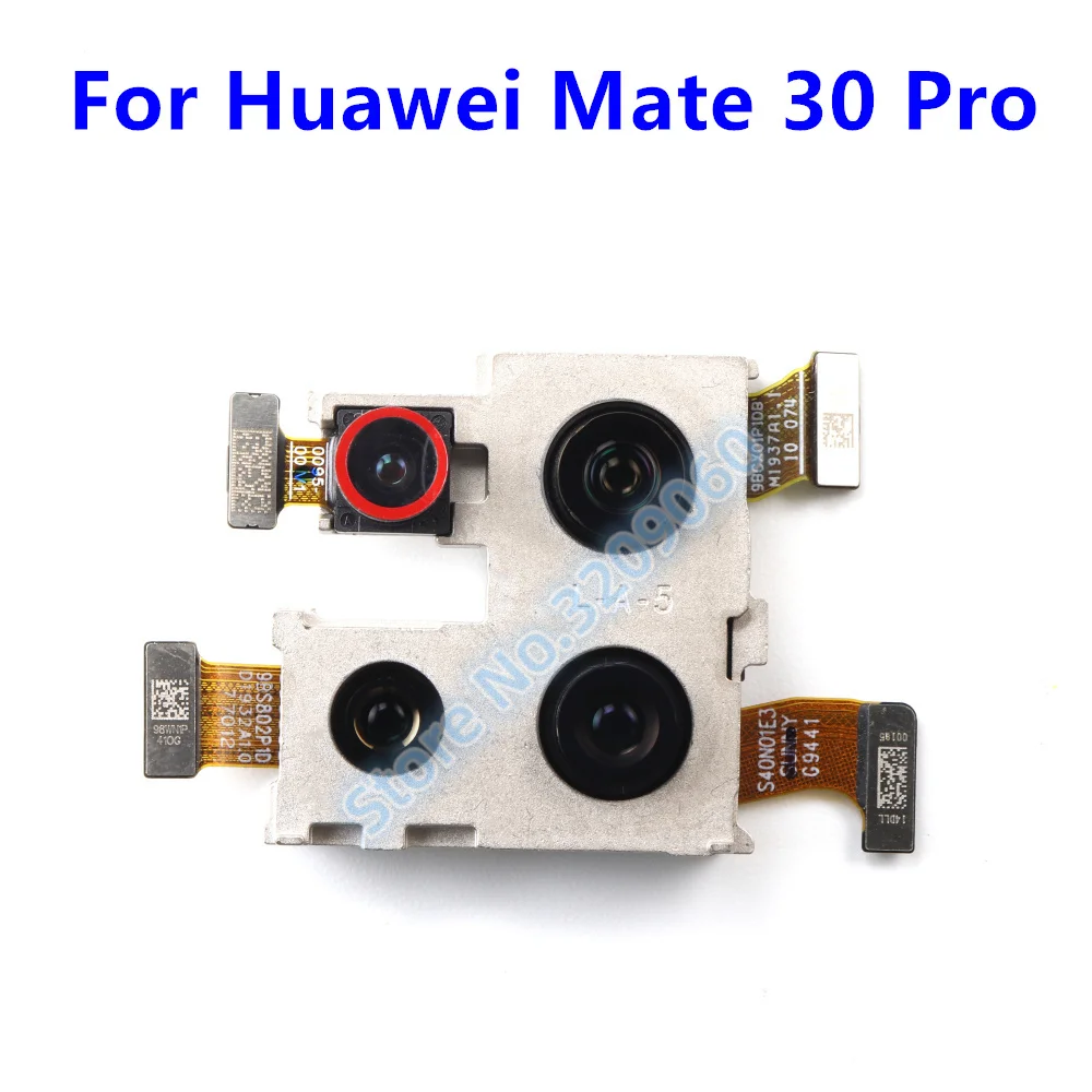 Front Rear Camera For Huawei Mate 30 Pro Single Back Camera Module Backside View Replacement Spare Parts