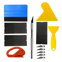 New Car Film Wrap Tool Kit Squeegee Set Vinyl Scraper Cutter for Vehicle Window Tint Car Accessories Wrapping Tools