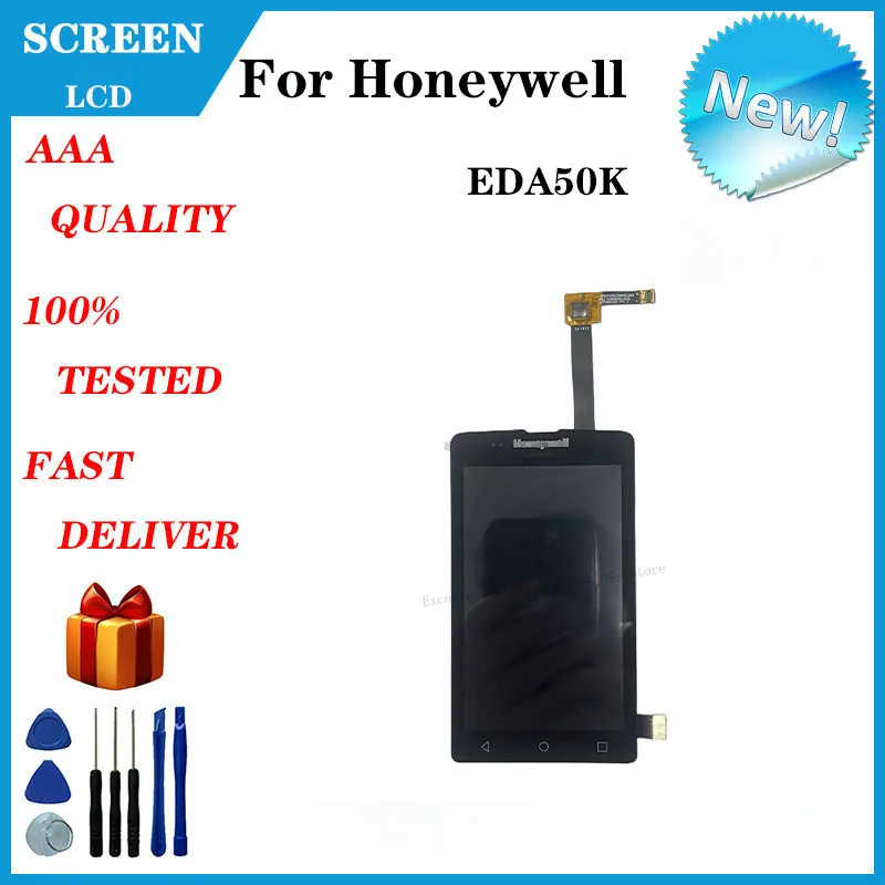 100% Tested New For Honeywell EDA50K LCD Display With Touch Screen Digitizer Assembly Replacement With Repair Tools