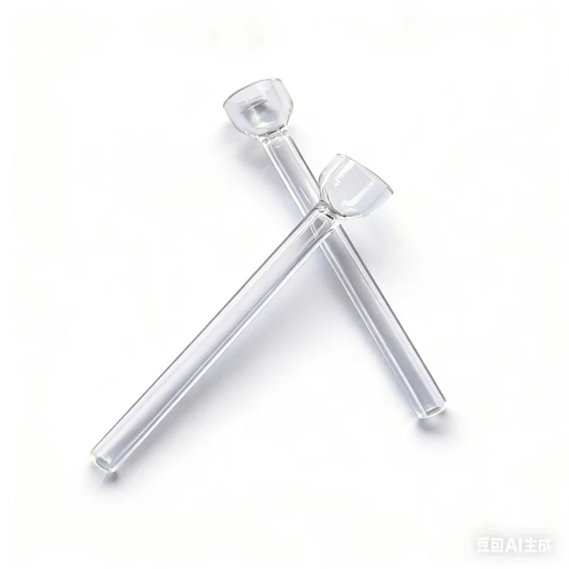 High Quality Glass Funnel for Portable Bubbler Shisha Hookah - Adjustable Long And Short Size for Glass Accessories