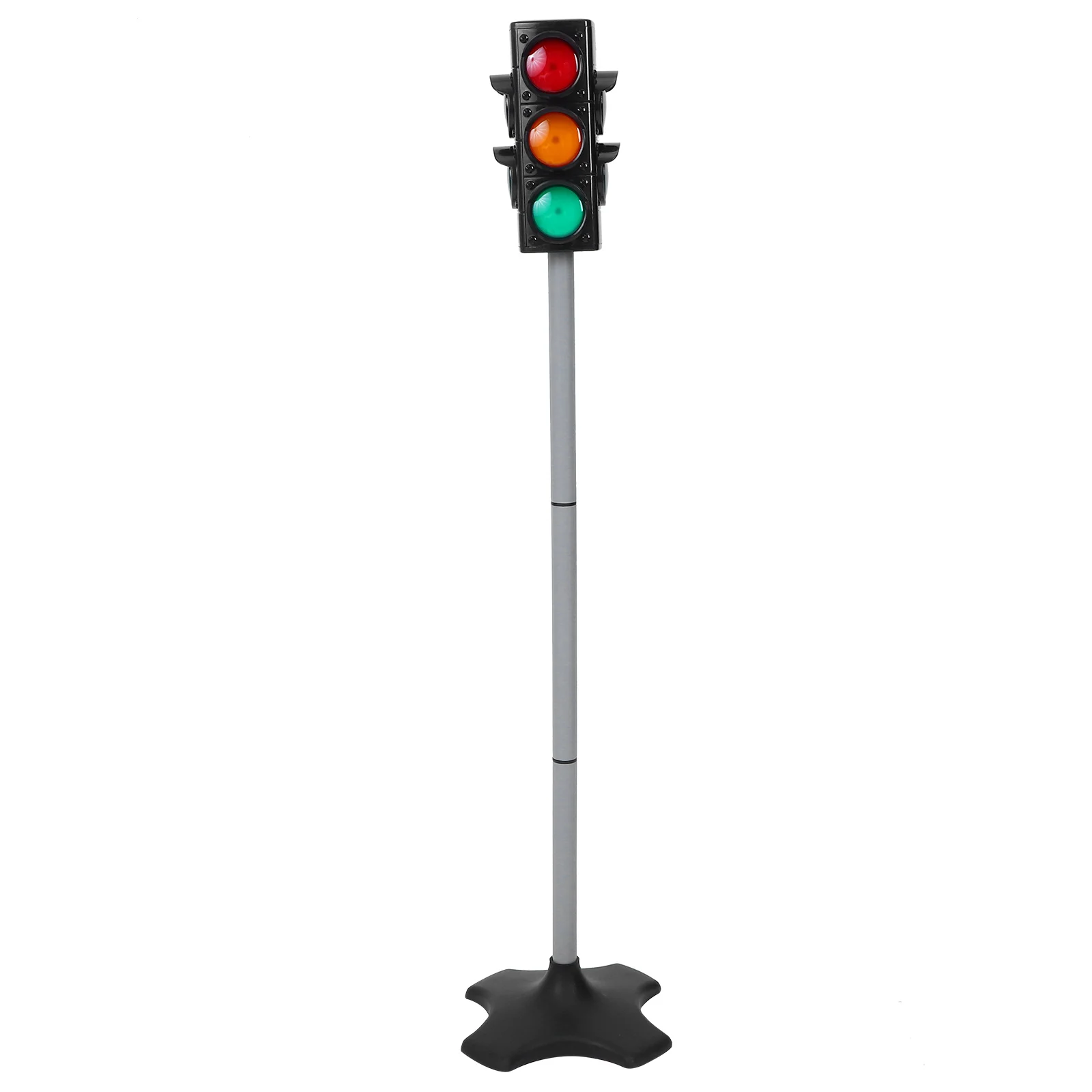 

Simulated Traffic 99CM Kids Toys Portable LED Signal Lamp Decor Educational Play Traffic Light Toy NonRemote Model