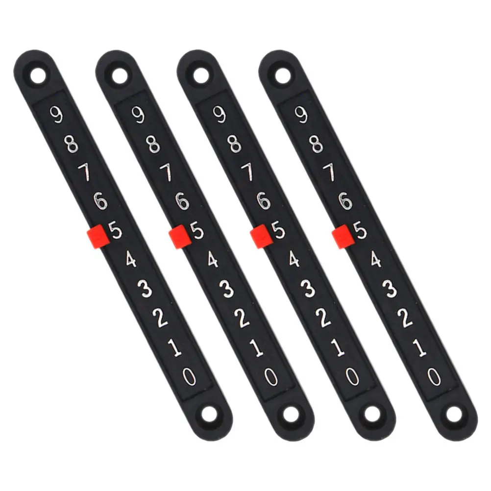 

4Pcs Foosball Table Score Keeper Plastic Bar Style Easy Assembly Scoring Board Football Table Accessories Replacement