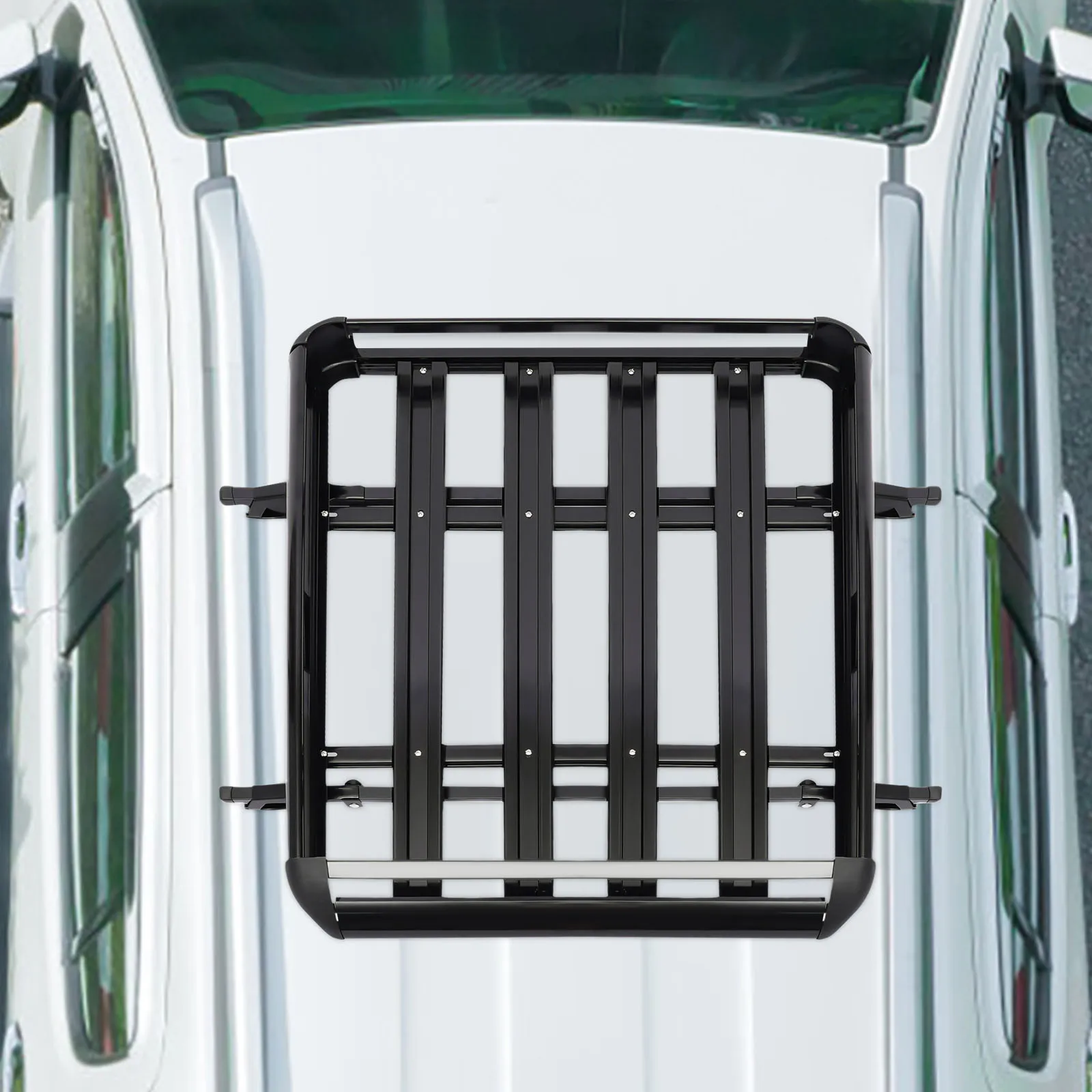 Double-deck Car Roof Luggage Rack Aluminum Alloy Suitable for SUV Universal Models High Load-bearing Capacity Space-saving