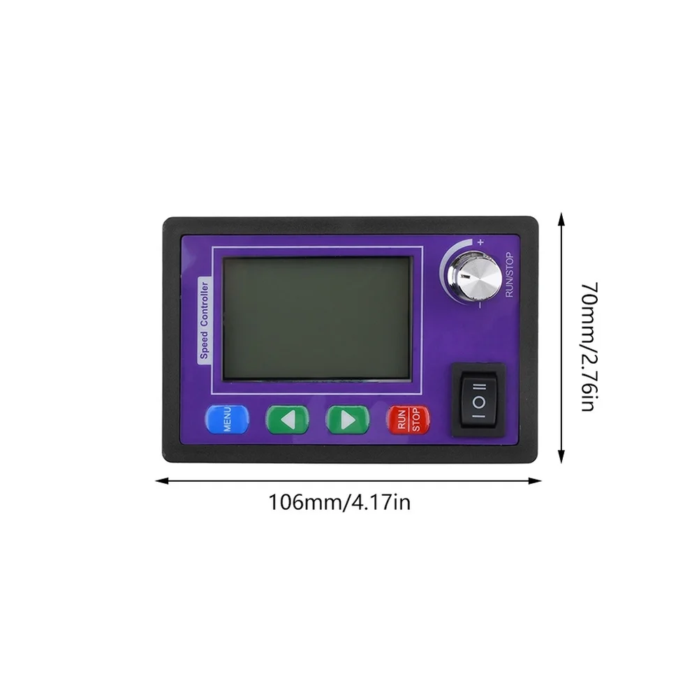 

Беспроводной регулятор скорости двигателя постоянного тока 30 А с ЖК-дисплеем напряжения и тока для регулировки скорости и направления матового двигателя