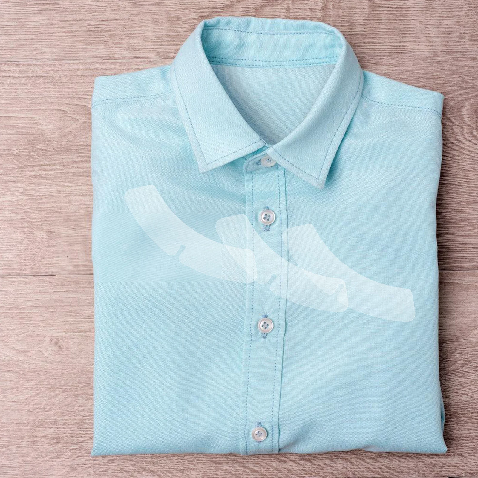 100 Uds. Soportes de plástico para cuello de camisa, fijación firme para camisas de vestir para hombres, extensores de camisas