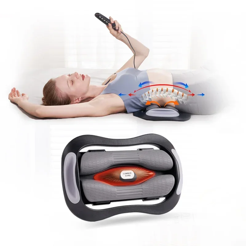 Lumbar massager for relieving lower back pain, divine tool for treating and soothing lumbar disc herniation, therapeutic massage