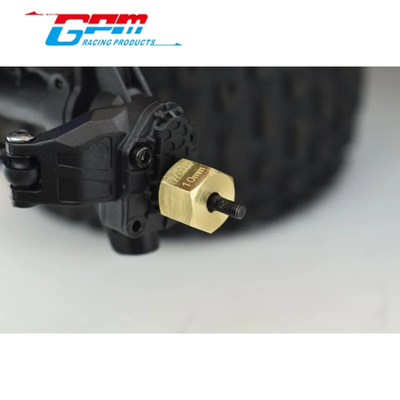 Adaptadores Hexagonais de Latão GPM UTB010X/10 (12X10MM) para Upgrade de RC AXIAL 1/18 UTB18 CAPRA