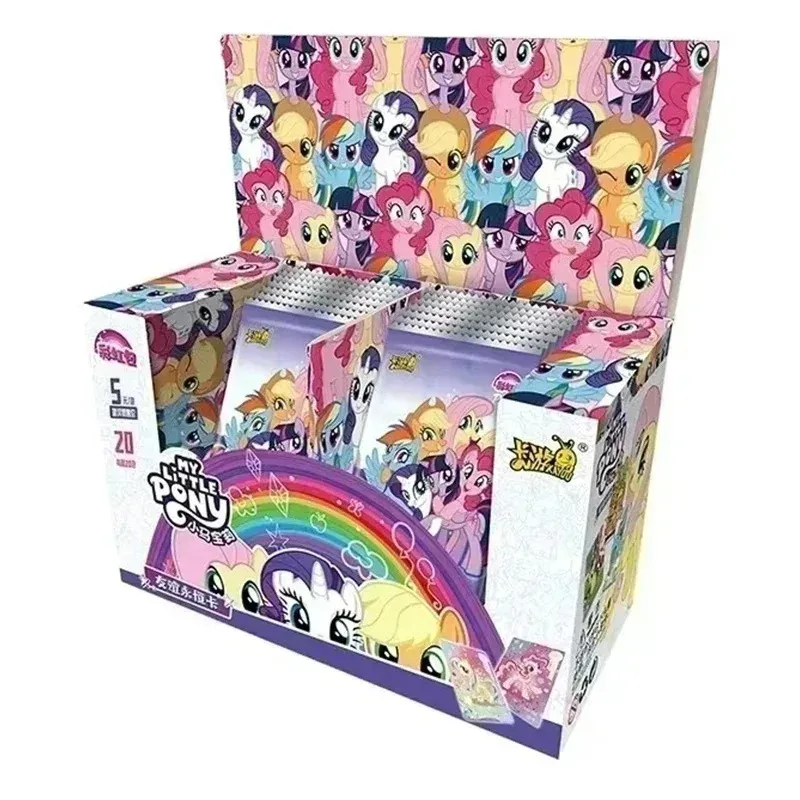 NIEUWE KAYOU My Little Pony Kaarten Engels Goede Maanlicht Sterren Leuke Schaduw Cadeaudoos serie Schattige Anime Verzamelkaarten Speelgoed Cadeaus