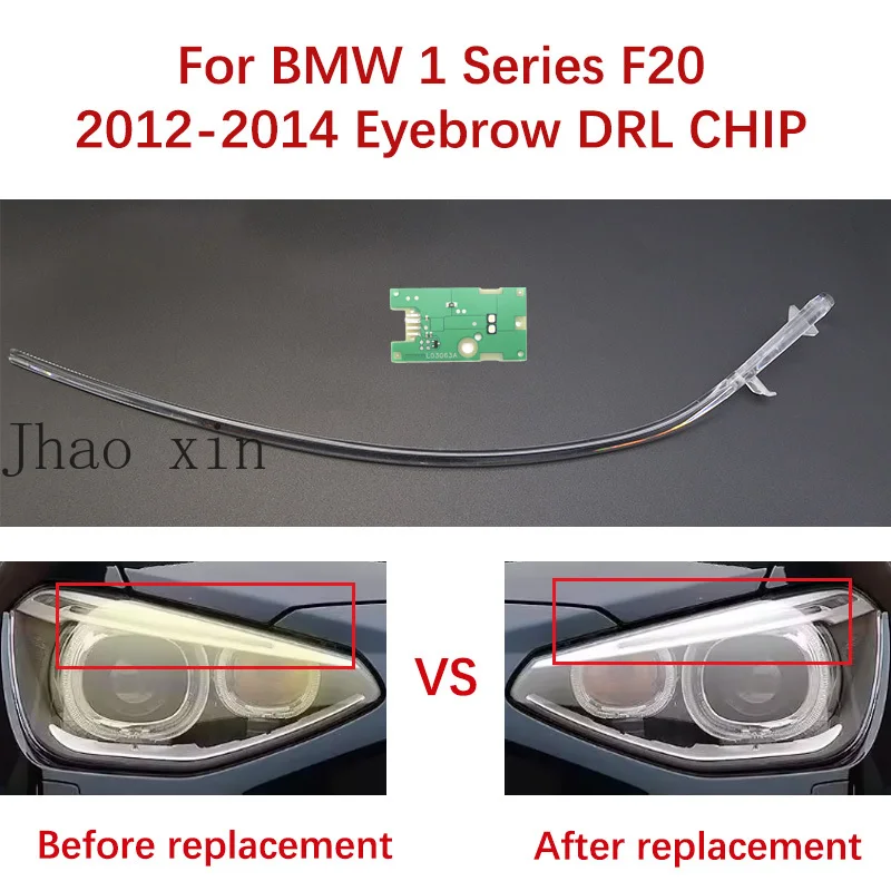 

Балласт для BMW 1 серии F20 2012-2014, белая лампа-трубка для дневных ходовых огней (DRL) с чипом Angel Eye, чип для фар автомобиля