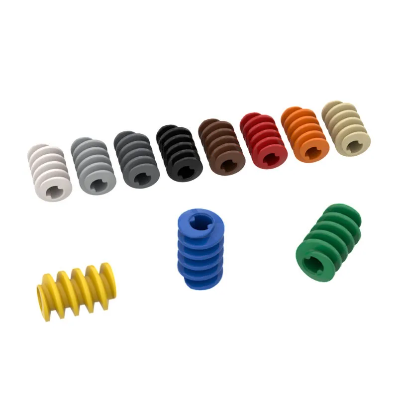 10Pcs MOC Parts 4716 High-tech Worm Gear Screw Compatible Bricks DIY Assmble Building Blocks Particle Kid Puzzle Brain Toy Gift