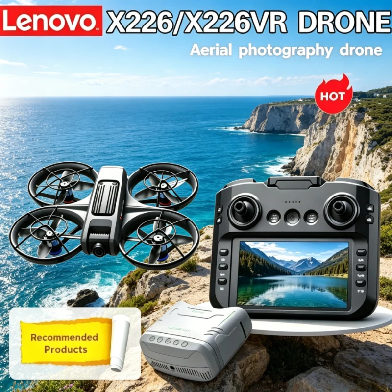 

Дрон Lenovo X226/X226VR 8K профессиональный радиоуправляемый вертолет-самолет 4K RC с экраном, квадрокоптер, игрушка, подарок для детей