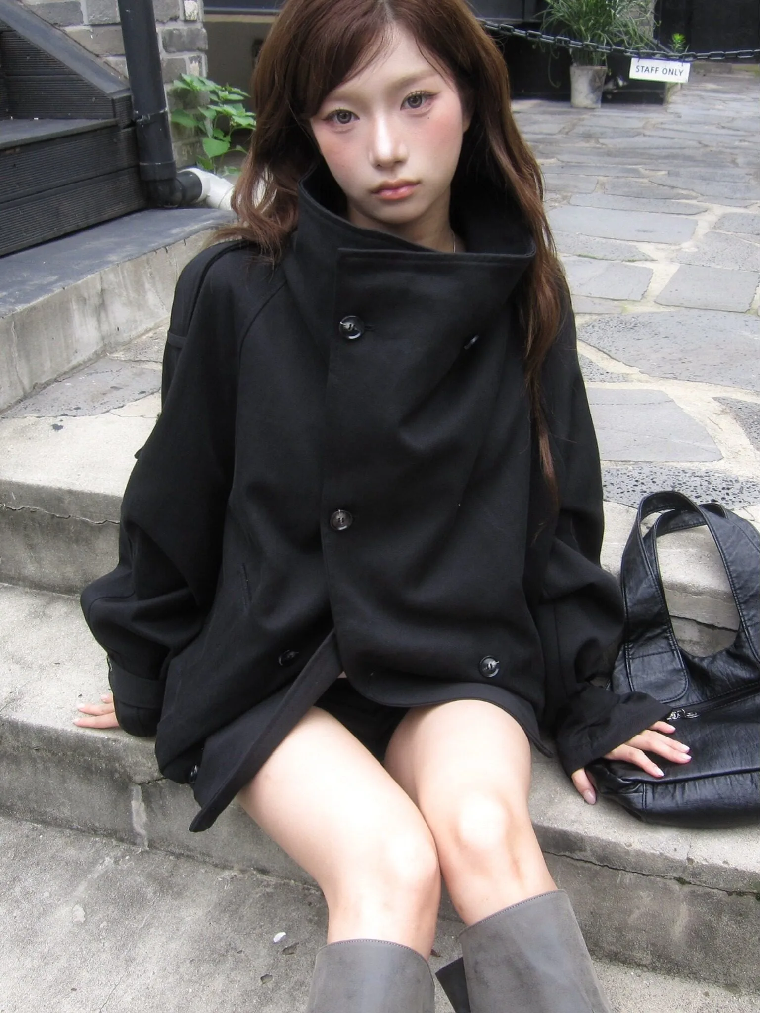 Korean Style Short Double-Breasted Coat Women's Jacket Autumn New Design Sensation Shape Top Korean Fashion Outerwear