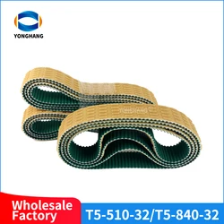 T5-510-32 T5-840-32 PAZ NFT Green fabric polyurethane Sausage Timing belts