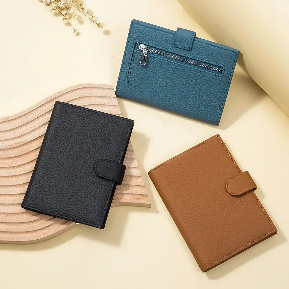 Männer Frauen RFID ANTI Blocking Reisepass Abdeckungen Halter Fall mit Haspe Passport Brieftasche Fall Reise Zubehör Tasche