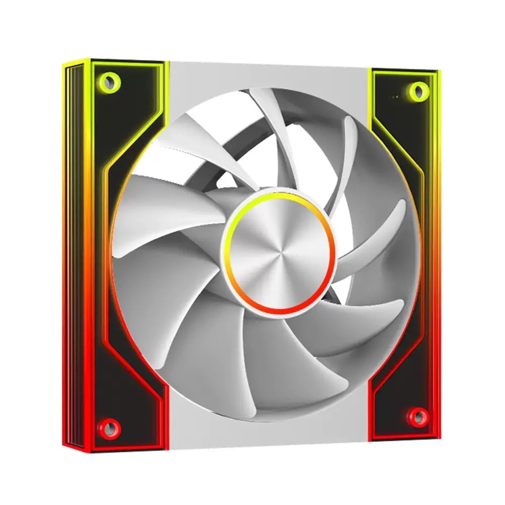 ICE Whale XL-120 ARGB PC Case Fan 120mm Infinity Mirror Design Motherboard Lighting Sync 4PIN PWM CPU Cooler Fan Ventilador