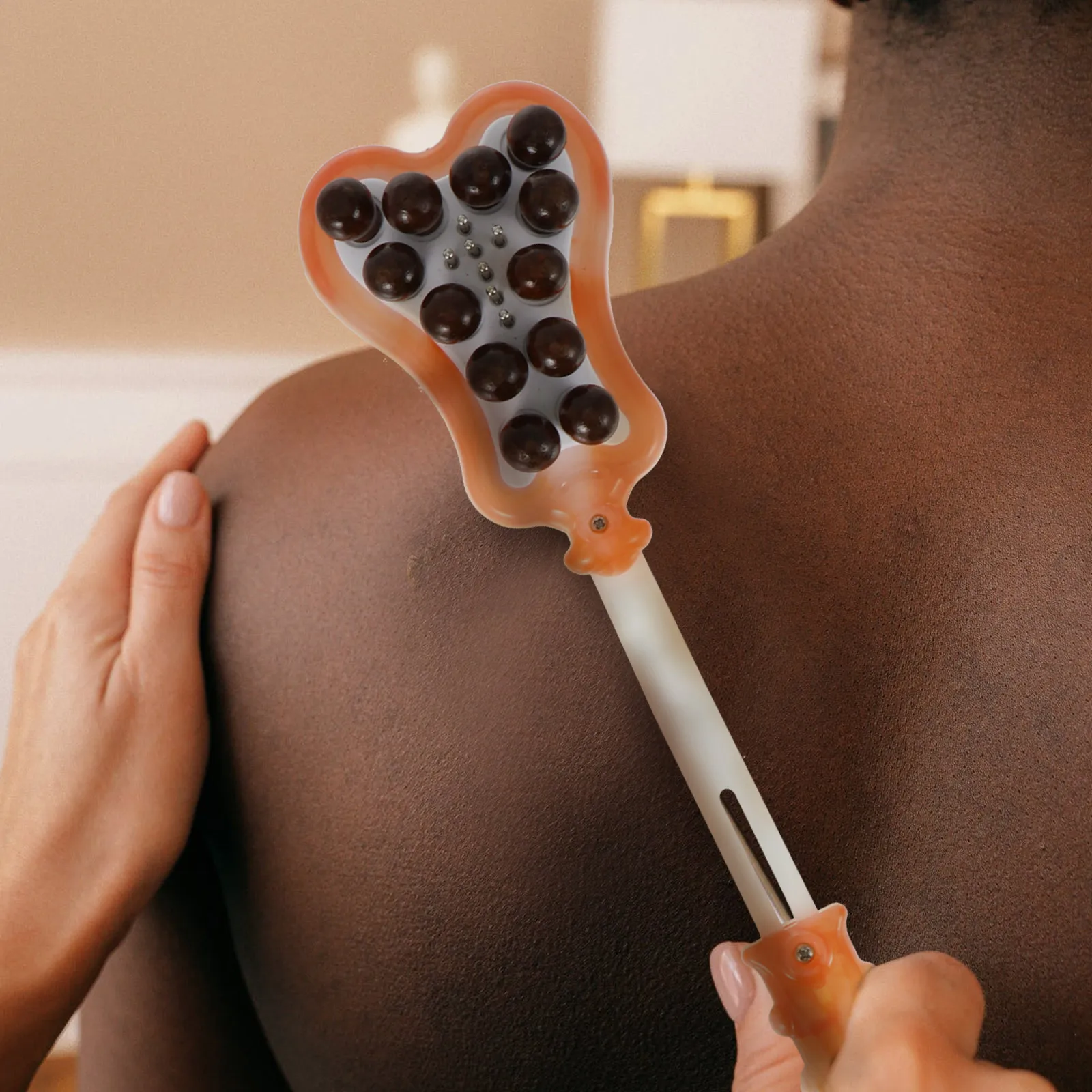 

Wooden Massage Stick for Pain Relief Durable Body Bat Portable Ergonomic Design Promote Blood Circulation Improve for Hips