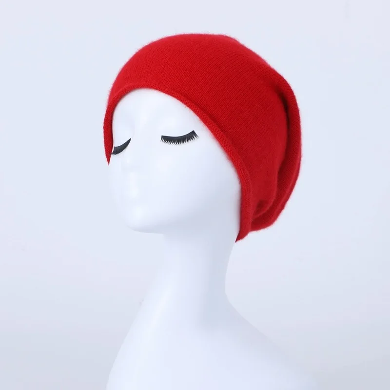 Einfache Klassische Reine Wolle Hut Frauen Männer Herbst WInter Curling Haufen Beanie Männlich Weiblich Hohe Qualität Gestrickte 100% Wolle Kalten Hut – Detail 15
