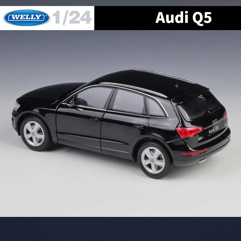 Welly 1/24 Audi Q5 SUV Alloy Car Model Diecast Metal Toy Vehicles Car Model Simulation Collection Childrens Toys Gift Decoration