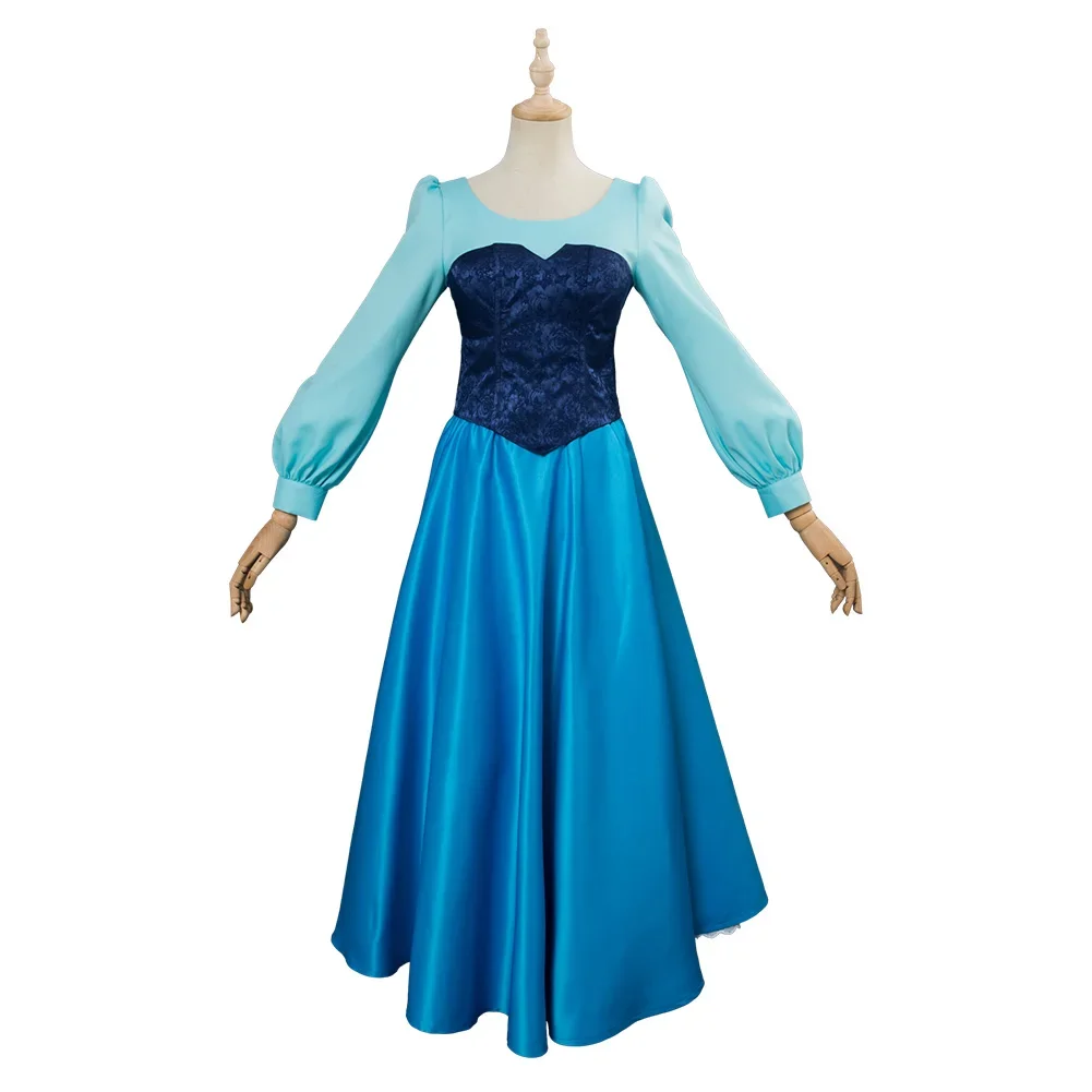 Robe de Princesse Ariel pour Adulte, Costume Cosplay, Tenue de brevBleue, pour Halloween, Carnaval, sur Mesure view 3