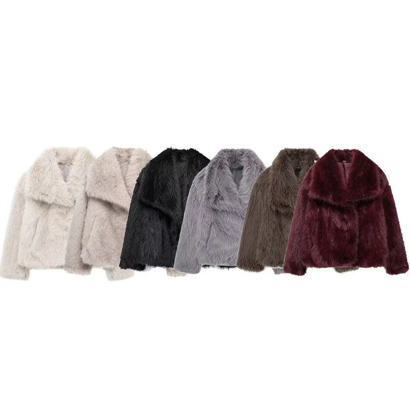 

Super Soft Faux Fur Jackets for Women Realistic Faux Fur Design Multiple Colors and Sizes, Unbeatable Price