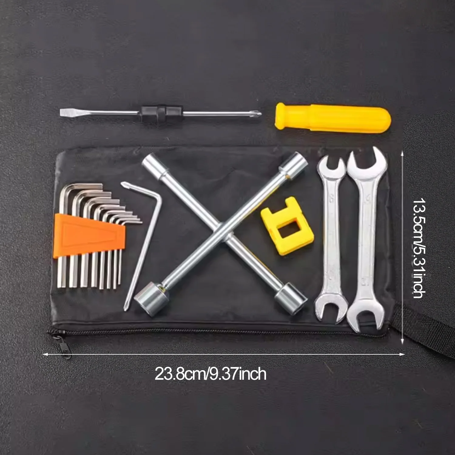 8pcs-Socket Electric Bicycle Repair Tool Kit Wrench Hexagonal Home Repair Tool Set Cr-V Screwdriver Portable Tool Set Mechanics