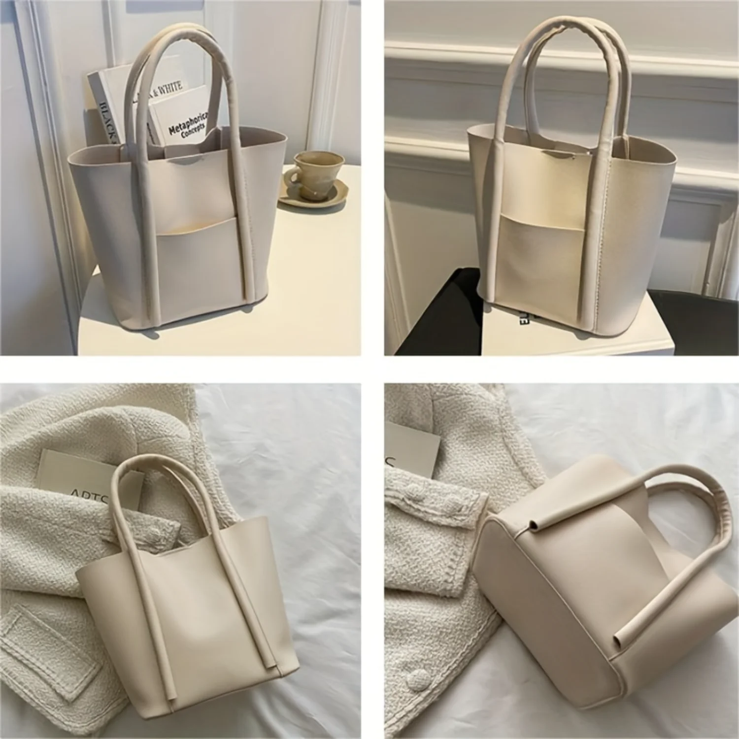 Vintage Vegan Mini Tote Bag - Eco-friendly Handbag