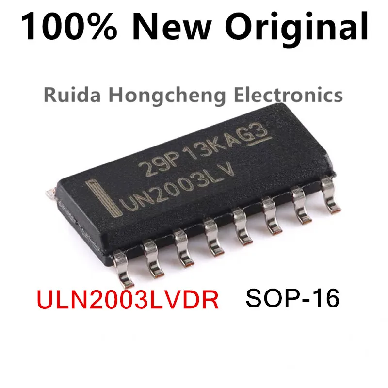 10-20PCS/Lot ULN2003LVDR、ULN2003LV、SOP16、7-Channel NMOS Array Low Side Driver Chip