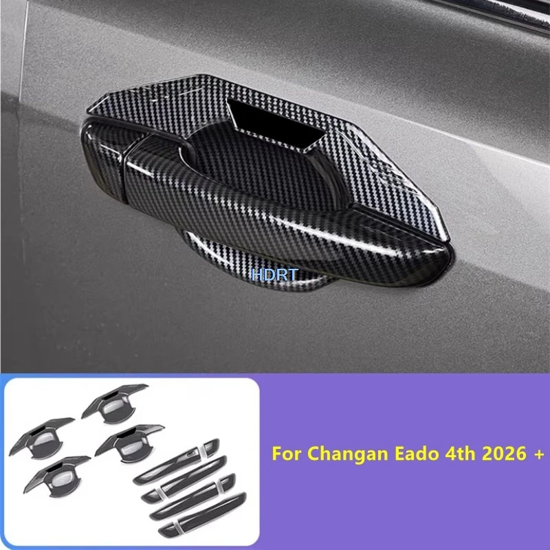 

For Changan Eado 4th 2026 + Car Styling Door Handle Bowl Anti Scratch Cover Protector Decoration Accessories Exterior Sticker